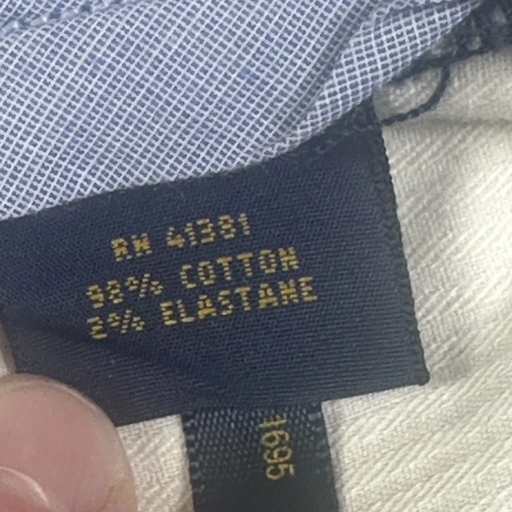 Polo‎ Ralph Lauren Mens Shorts 34 X 10 Stretch Classic Fit Navy Blue Preppy